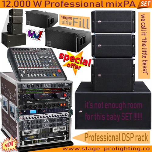 12000 W Professional mixPA SET 12000 W Professional mixPA SET